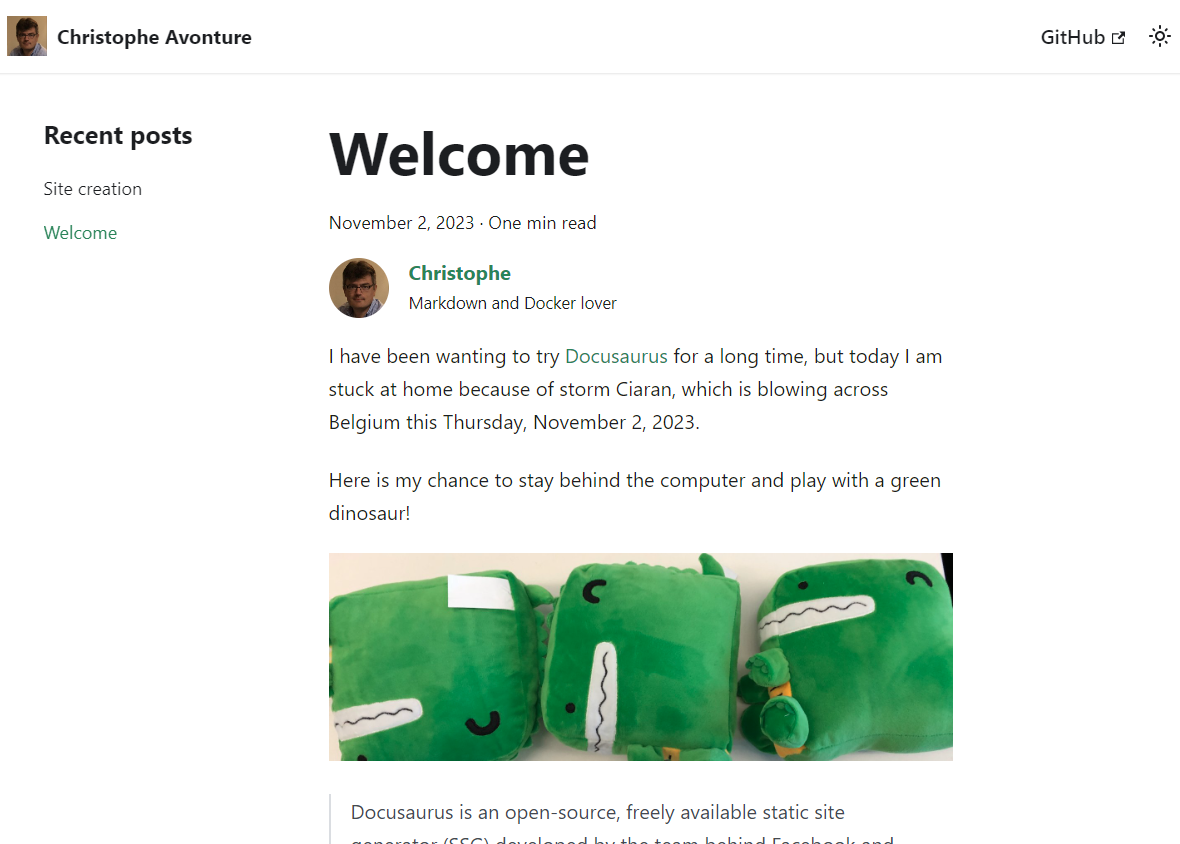 Homepage