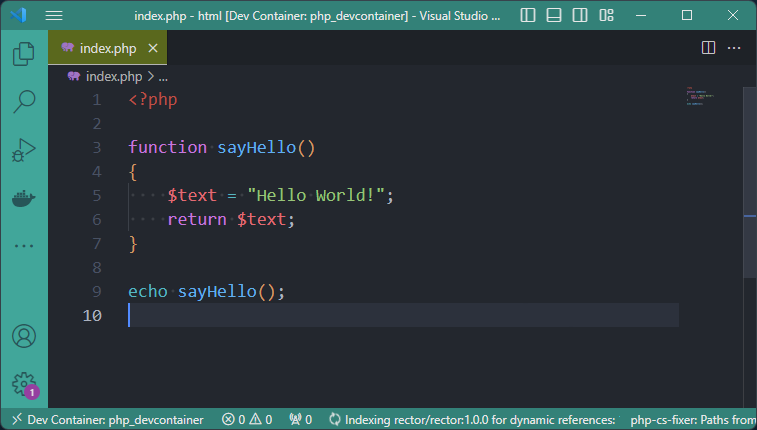 Your script has been correctly formatted this time