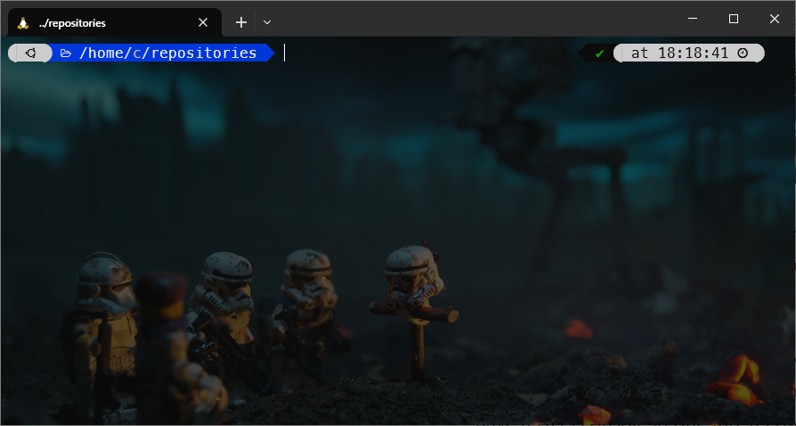 Windows Terminal with an Ubuntu console